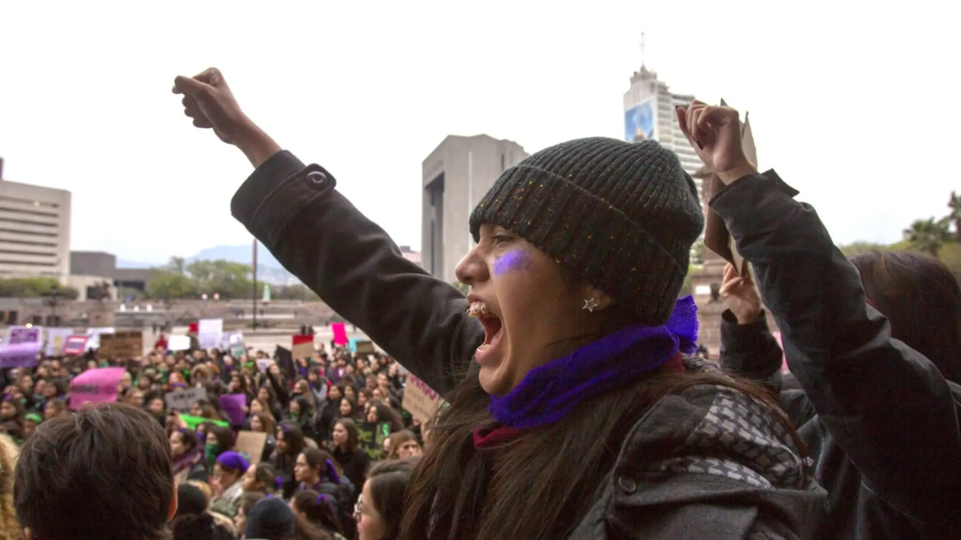 Protesta colectivos Nuevo León 